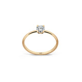Promise 18K Gold Ring N°39 w. Diamond