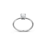 Promise 18K White Gold Ring N°6 w. Diamond
