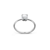 Promise 18K White Gold Ring N°7 w. Diamond