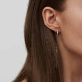 Purity Chain 14K Gold Earring Pendant