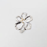 Swedish Summer 18K Gold & Silver Ring w. Rock Crystal