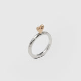 Ringo Heart 18k Guld & Sølv Ring