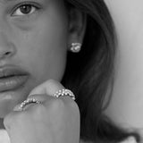 Frosty 18K Whitegold Ring w. Diamonds