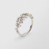 Frosty 18K Whitegold Ring w. Diamonds