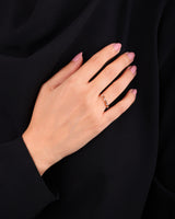 Hjerter 18K Guld, Hvidguld eller Rosaguld Ring m. Diamanter