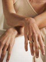 Resiliance 18K Rosegold, Whitegold or Gold Ring w. Lab-Grown Diamonds