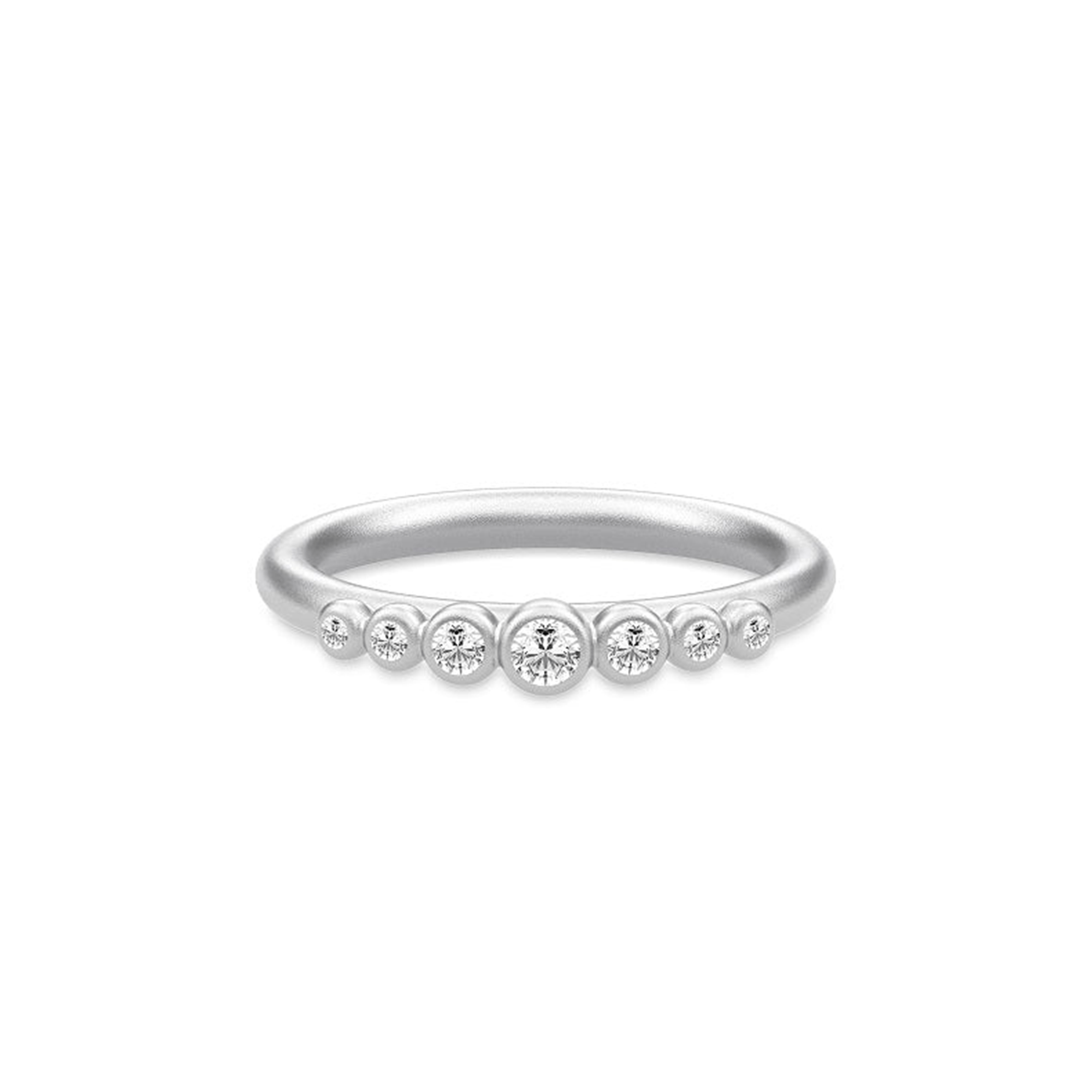 Grace Clear Silver Ring w. Zirconia