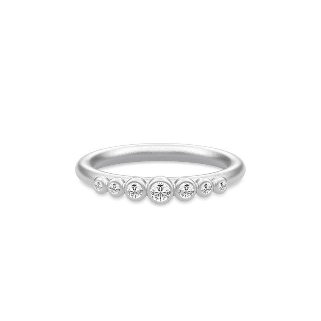 Grace Clear Silver Ring w. Zirconia