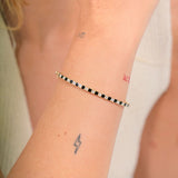 Illusion 18K Gold Bangle w. Lab-Grown Diamonds