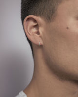 Rainbow 8 Huggie 14K Gold Huggie w. Lab-Grown Diamonds