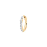 Rainbow 8 Huggie 14K Gold Huggie w. Lab-Grown Diamonds