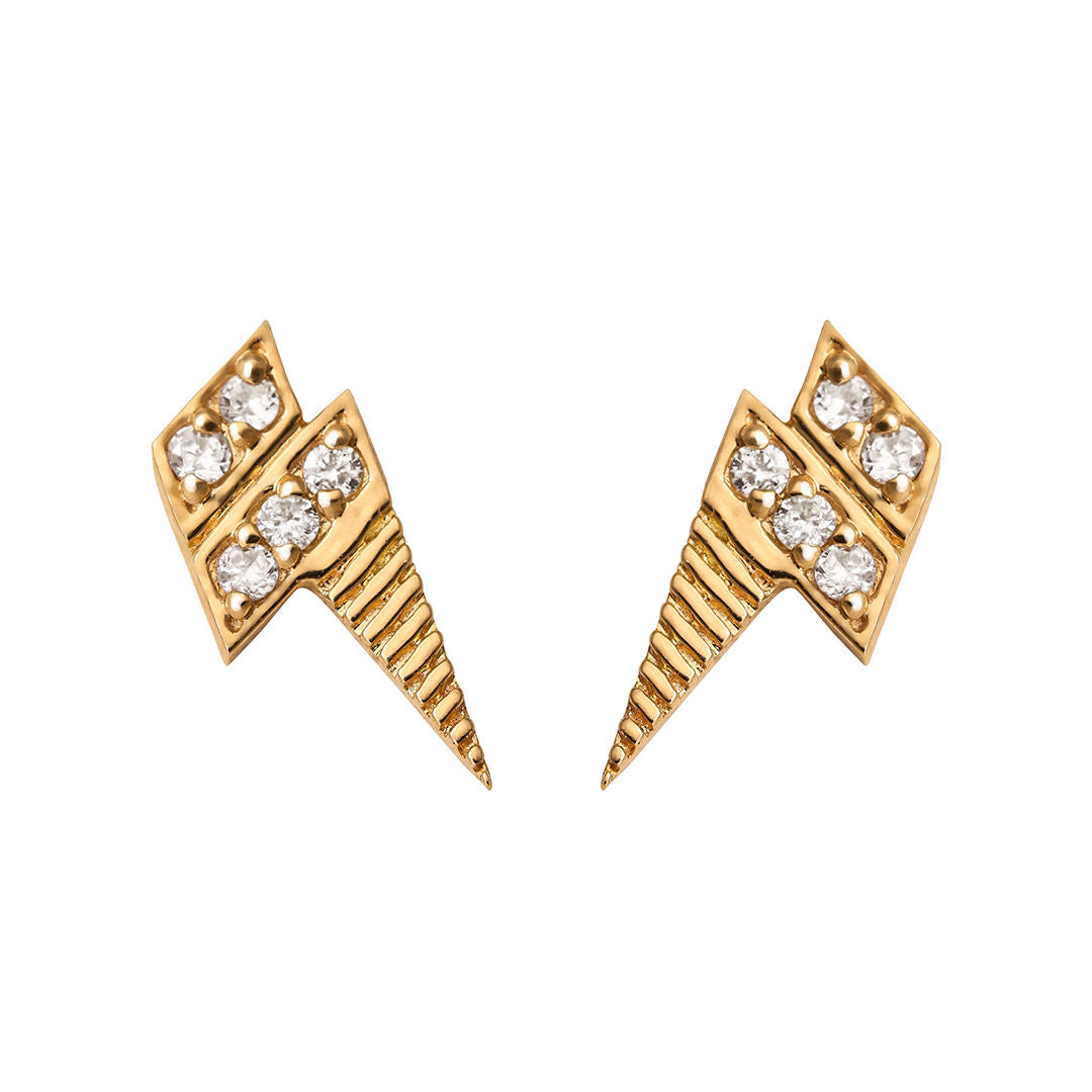 Roaring Thunder Ohrstecker aus 18K Gold mit Diamant