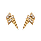 Roaring Thunder Ohrstecker aus 18K Gold mit Diamant