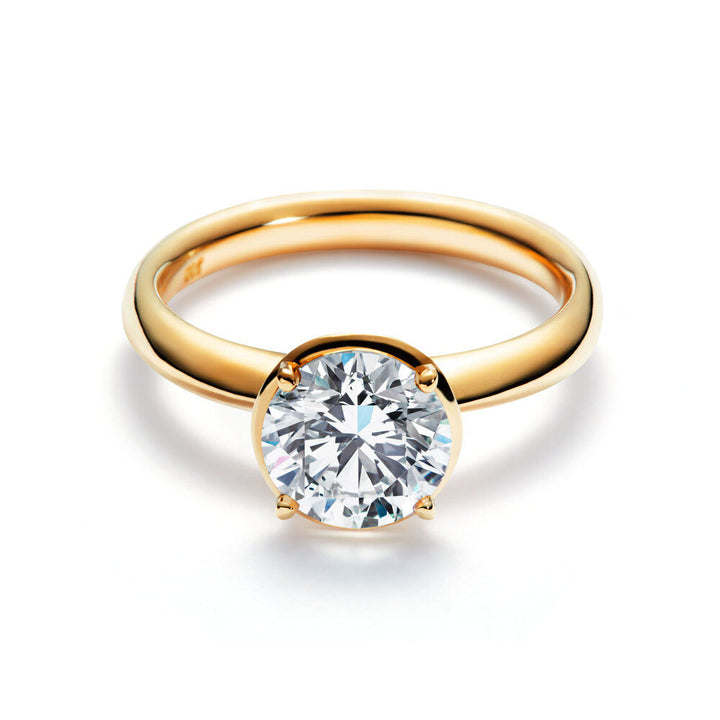 No 1 Solitaire-Goldring aus 18K I Diamant