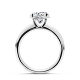 No 1 Solitaire 18K White Gold Ring w. Diamond
