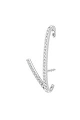 Romance 18K White Gold Earring w. Lab-Grown Diamonds