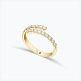 Initha 18K Gold Ring w. Diamonds