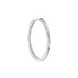 Unicorn large Silver Hoop