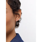 The Twist mini Silver Hoop