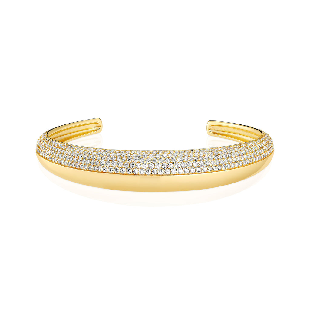 Fasano Gold Plated Armreifen w. Zirkonia