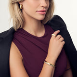 Fasano Gold Plated Armreifen w. Zirkonia