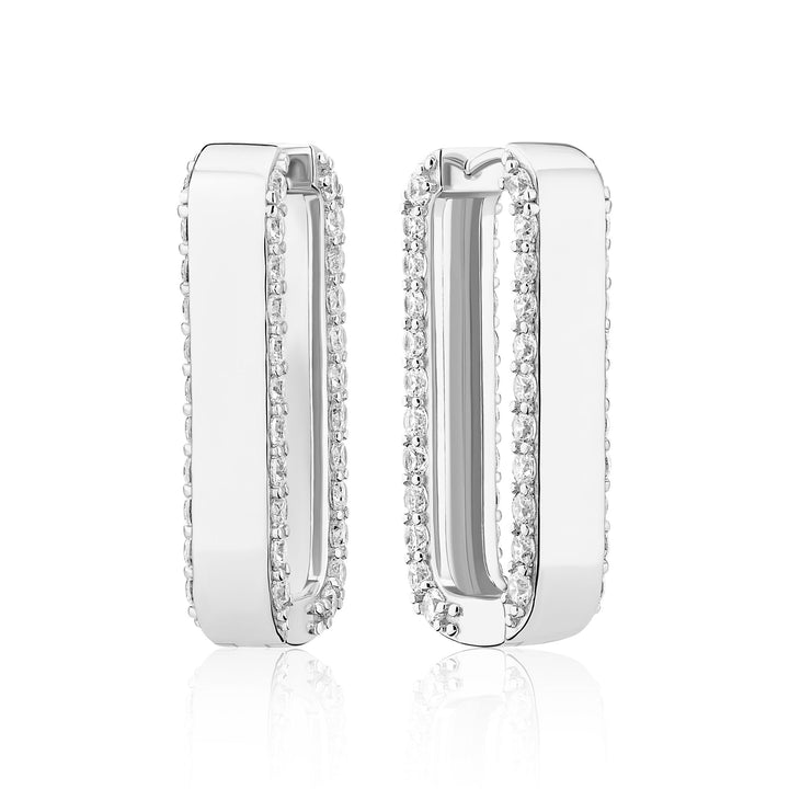 Maratea Grande Silver Ohrringe w. Zirkonia