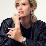 Goccia Piccolo Sølv Øreringe m. Zirkoner