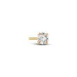 Venice Piccolo 14K Gold Stud w. Labor gewachsener Diamant