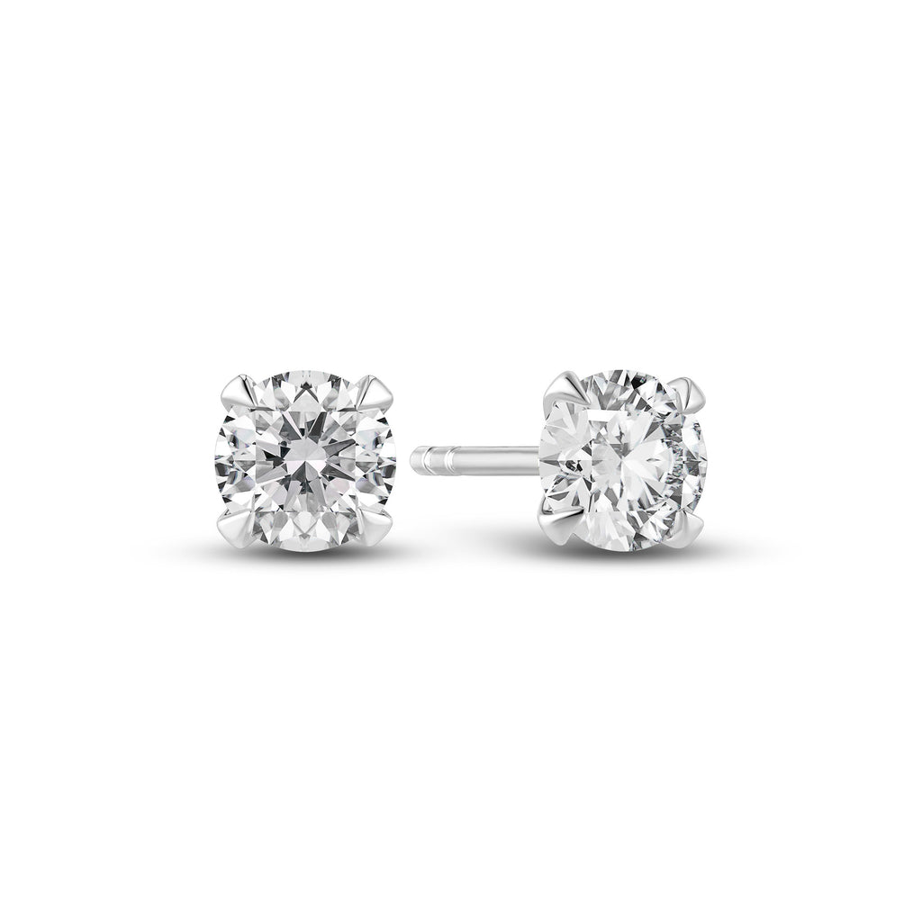 Venice Medio 14K Whitegold Stud w. Labor gewachsener Diamant