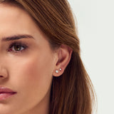 Venedig Grande 14K Gold Ohrring w. Labor gewachsener Diamant