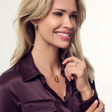 Goccia Parvus Pianura Forgyldt Halskæde