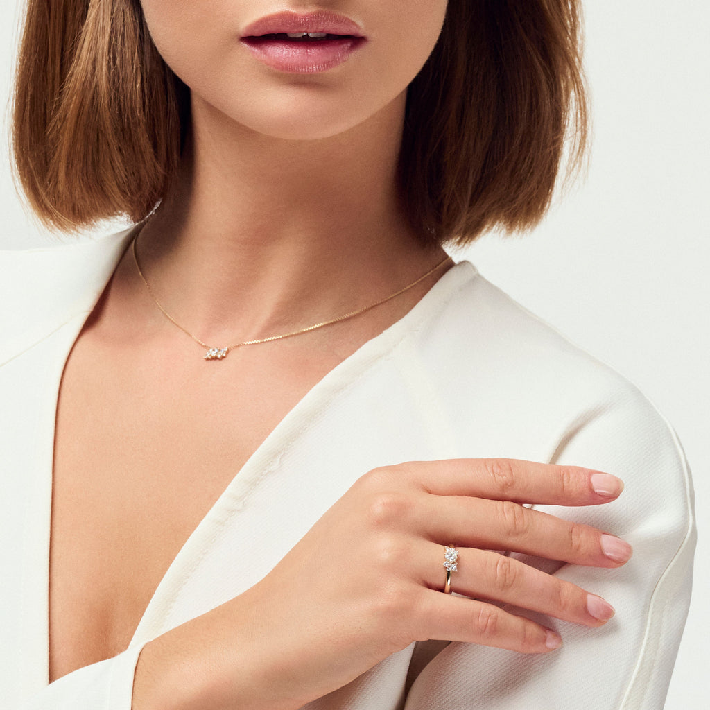 Lovere 14K Guld Ring m. Lab-Grown Diamanter
