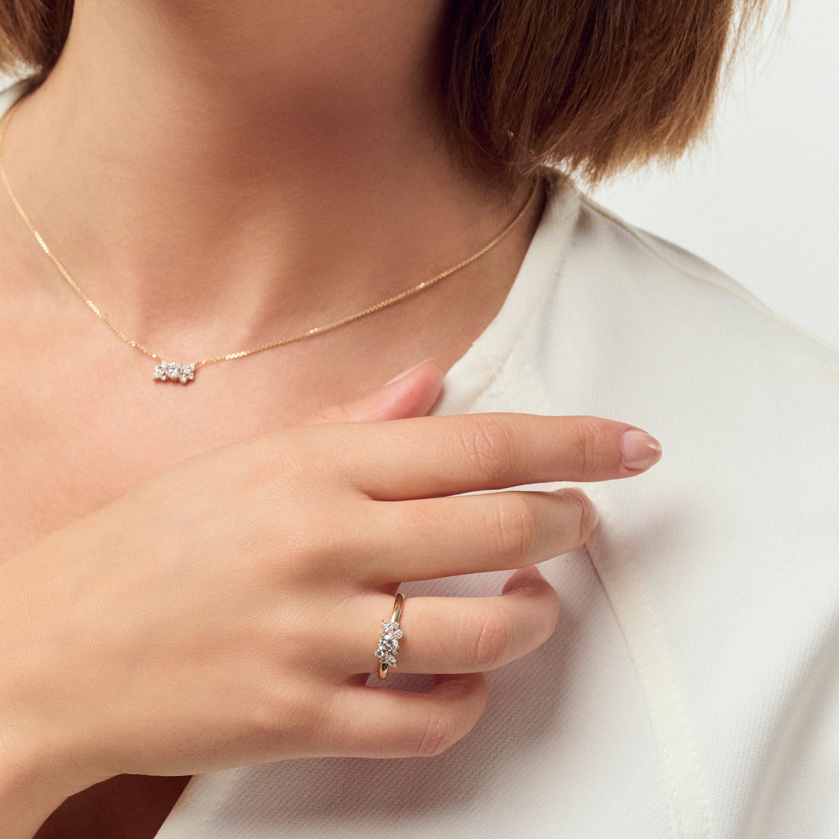 Lovere 14K Guld Ring m. Lab-Grown Diamanter