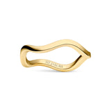 Ellera weht Pianura Gold plattierter Ring
