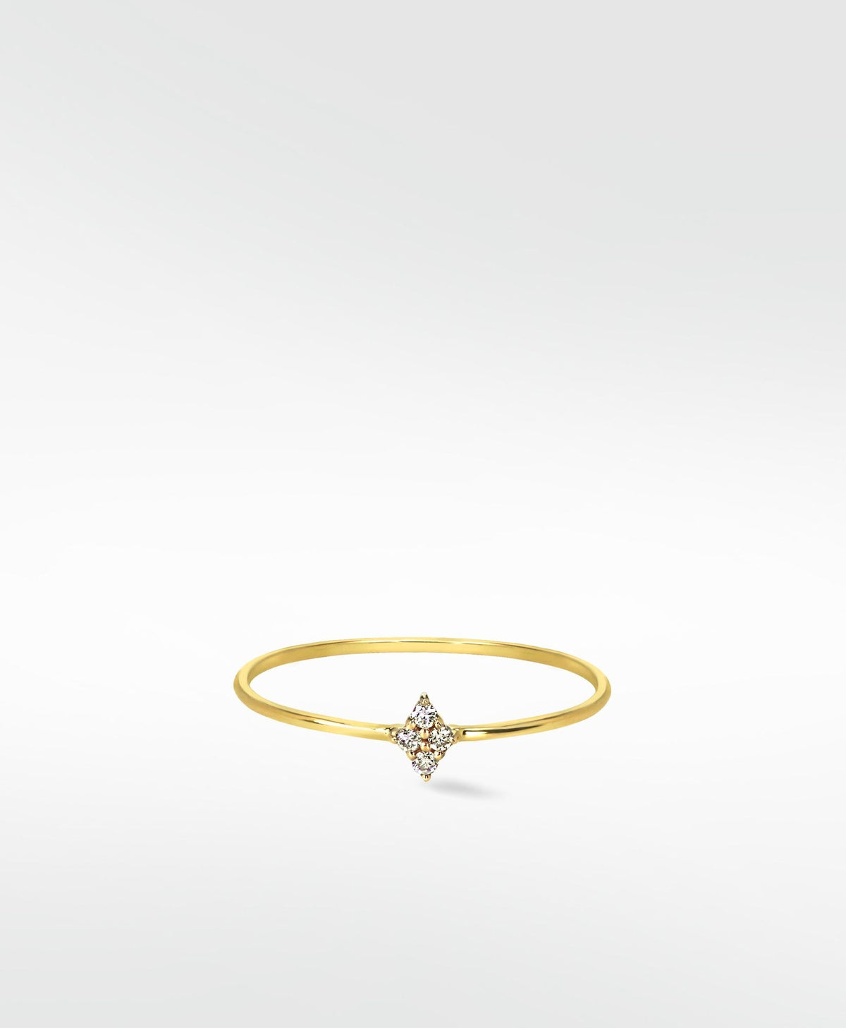 Nova 14K Gold Ring w. Lab-Grown Diamond