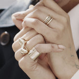 Hesperus 18K Gold Ring w. Diamond