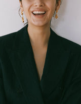 Fleur Small Forgyldt Ørering