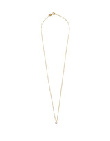 Luce 18K Gold Necklace w. Lab-Grown Diamond