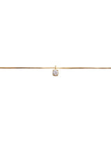 Luce 18K Gold Necklace w. Lab-Grown Diamond