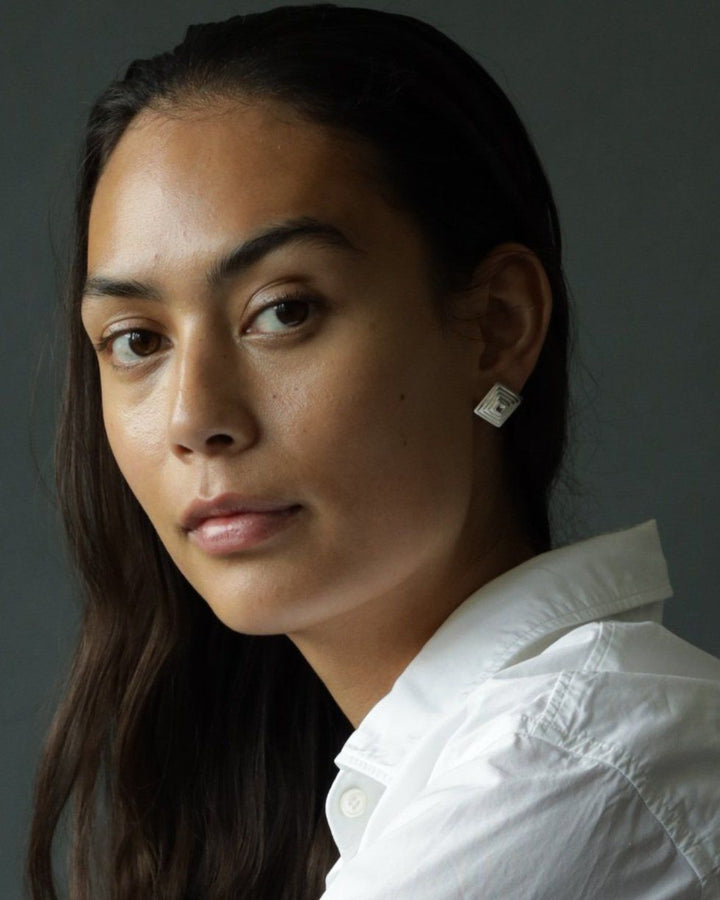 Louvre Ohrstecker aus Silber