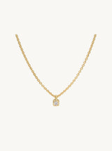 Petit no.1 14K Gold Necklace w. Diamond