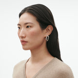 Mercy Swirl Silver Earrings