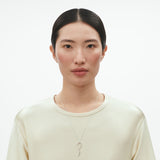 Mercy Swirl Silver Necklace