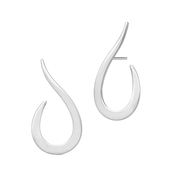 Classic Swan Silver Earstuds