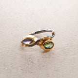 Seafire 18K, 22K & 24K Gold & Silver Ring w. Sapphires