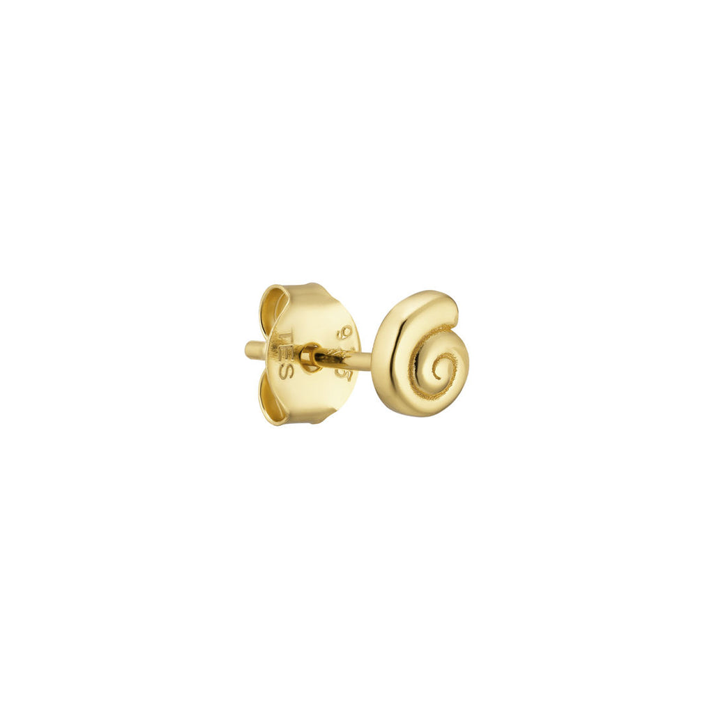Shelly 18K Gold Plated Stud w. Zirkonia