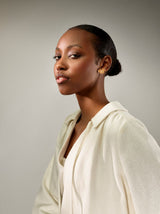 Wild Rose 18K Gold Earrings w.0.014ct Diamonds