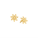 Sun Mini 18K Gold Earrings