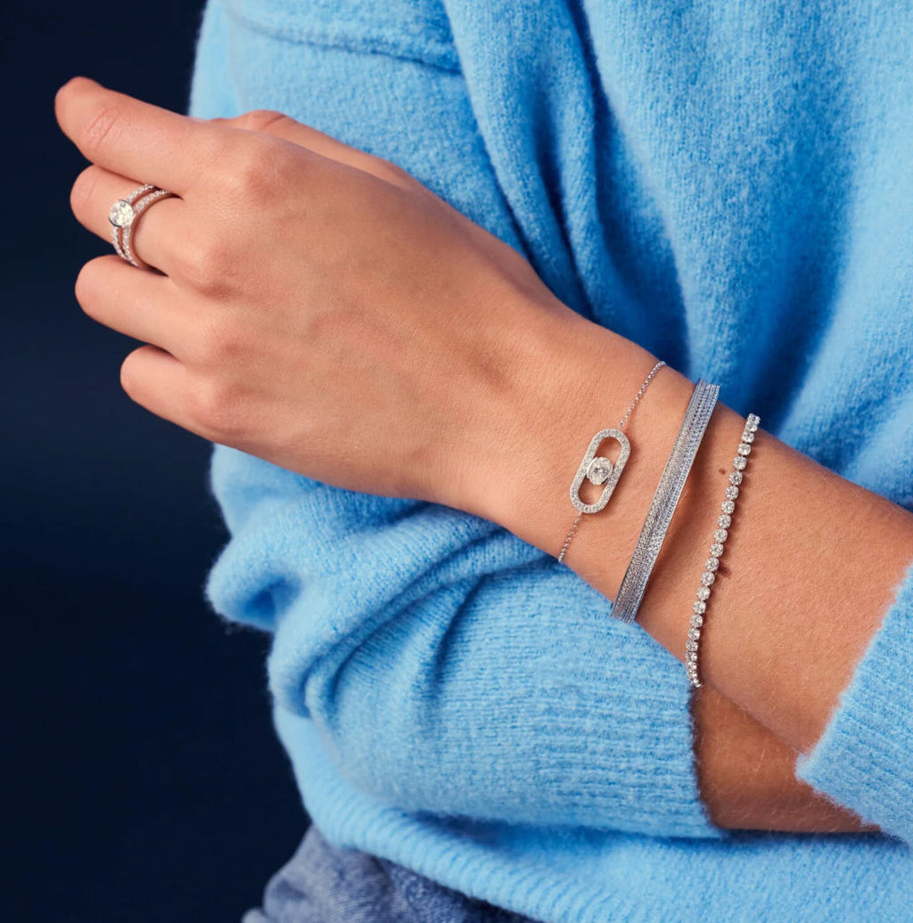 Ellera Grande Silver Bracelet w. Zirconias