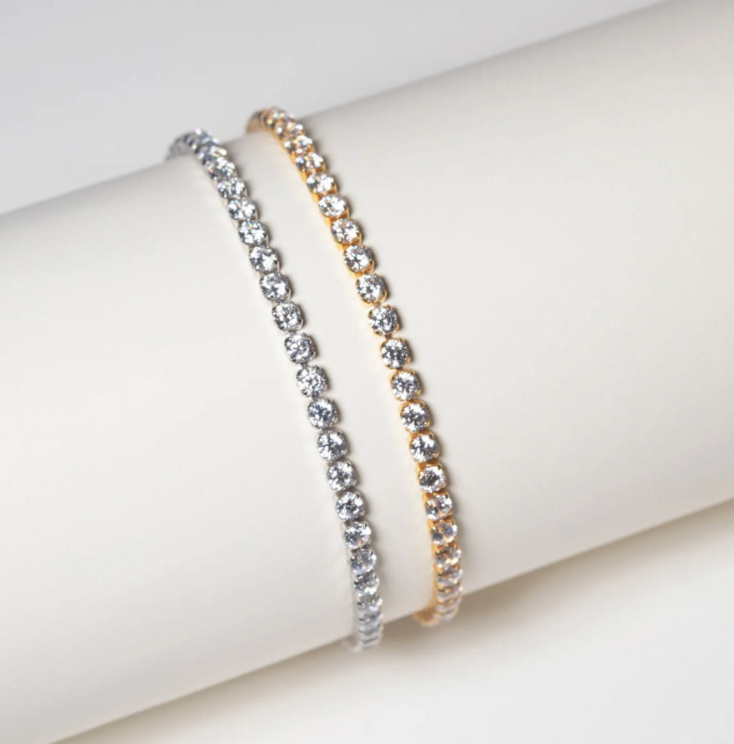 Ellera Grande Sølv Armbånd m. Zirkoner